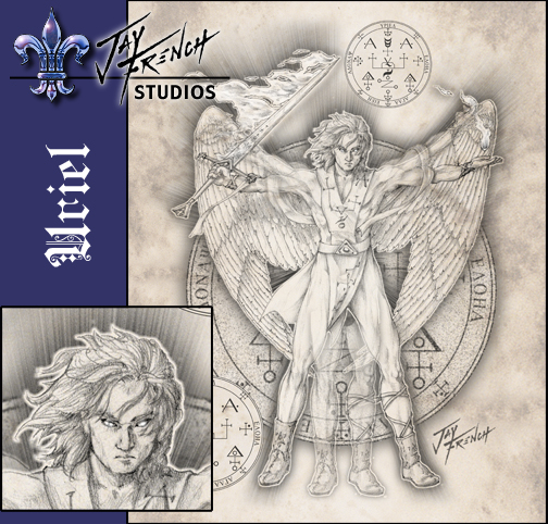 Sigil of Archangel Uriel Necklace, Angel Ariel 16-50" chain Pure  Stainless nb | eBay